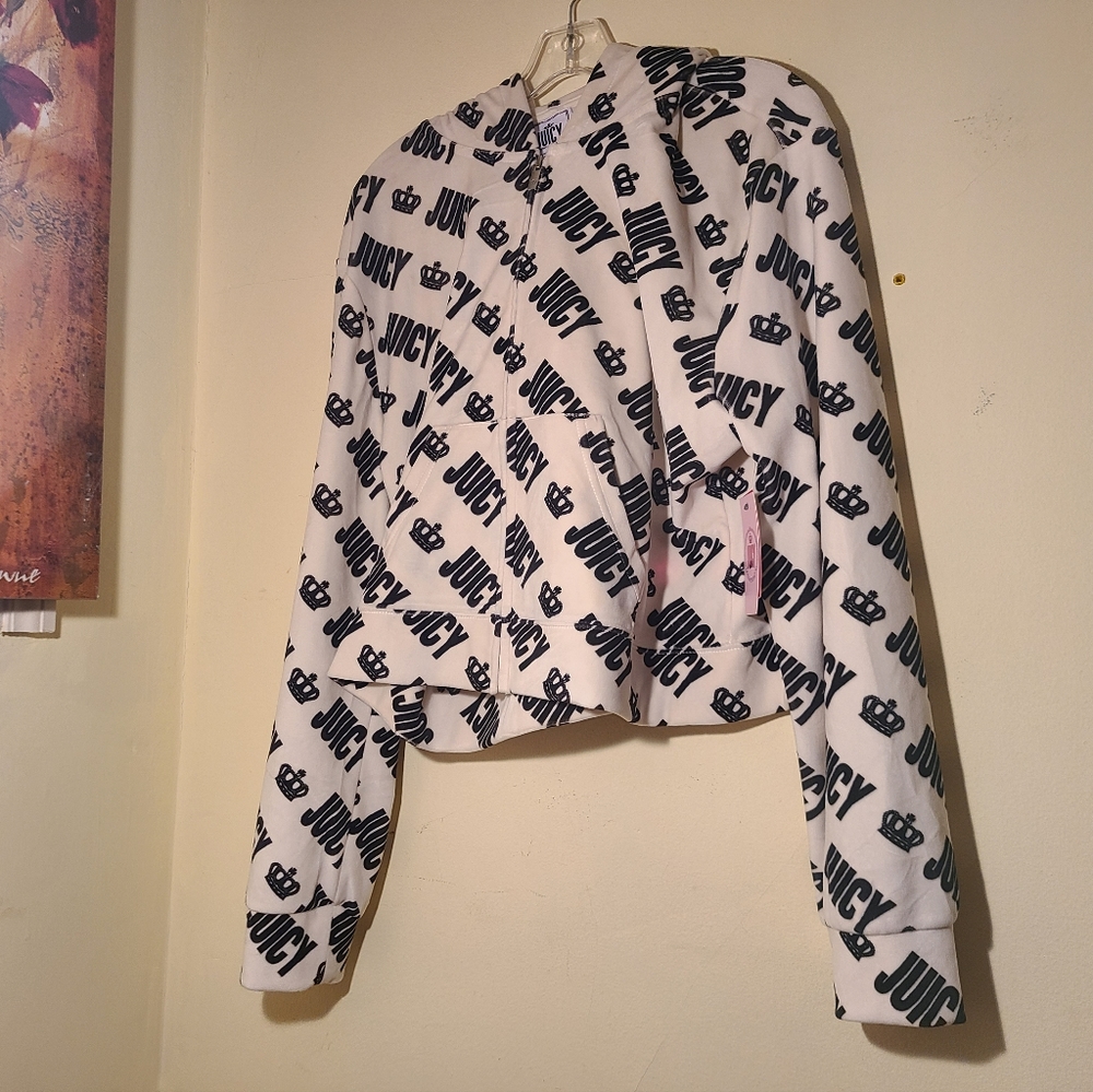 Cropped jacket Juicy Couture Printed logo size XXL - Picture 2 of 4